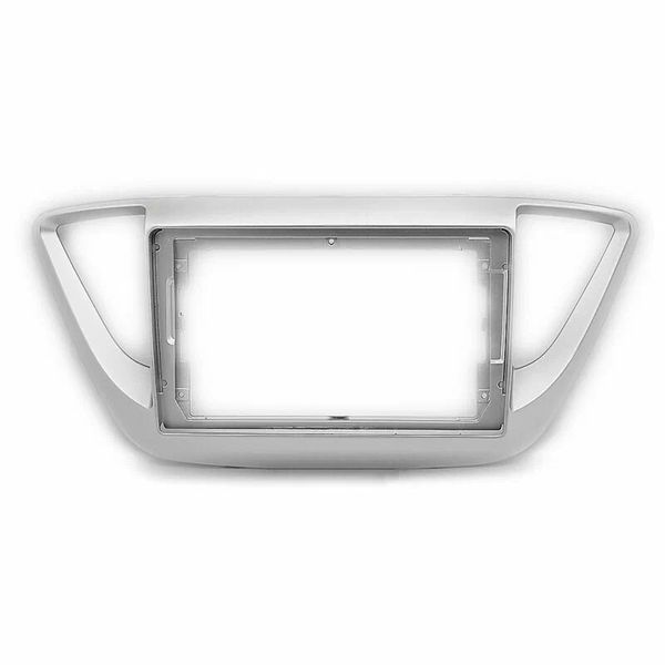 Переходная рамка Carav 22-784 (Hyundai Solaris 2017+) 9 дюймов Silver