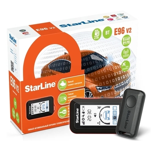 Сигнализация StarLine E96 v2 BT GSM GPS (2CAN+4LIN) 