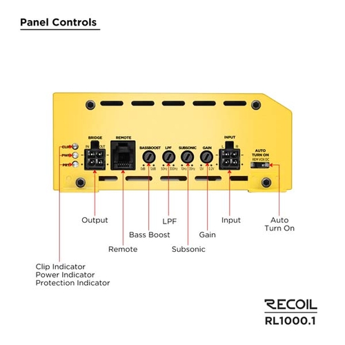 Усилитель Recoil RL1000.1