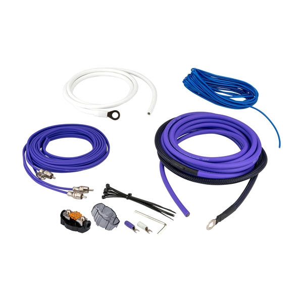 Комплект проводов Aura AMP-3508 (8Ga) HYBRID-OFC и CCA