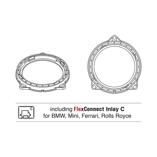 Монтажные кольца (BMW) Helix CFMK100 BMW.3 (F/G series)