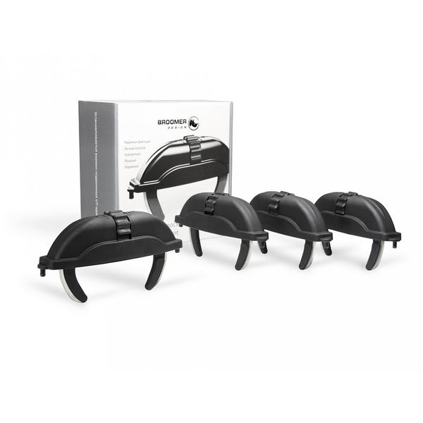 Автобокс Broomer Venture L 430л (Fast Mount крабы) АБС ПММА черный глянец