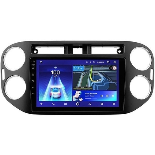 Установочный комплект Volkswagen Tiguan 1 NF (2006-2011)/ Golf Plus (2005-2014) 9 дюймов черный цвет