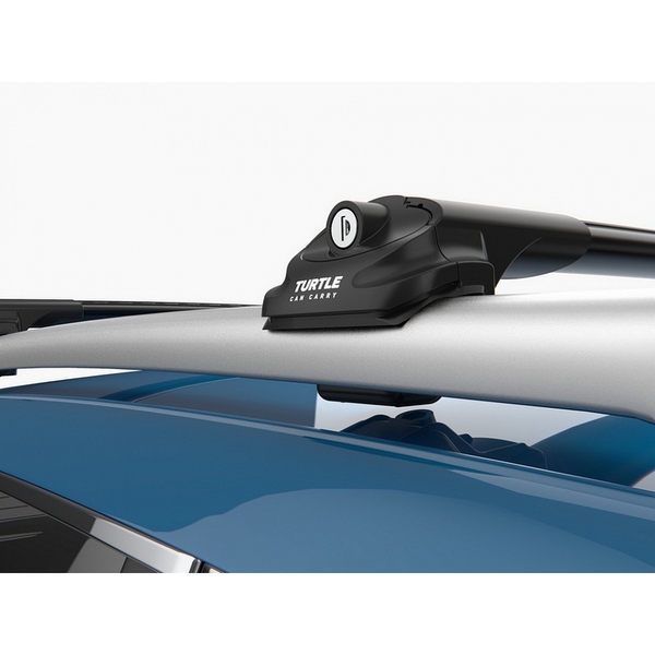 Багажник на рейлинги Turtle AIR 1 Black 106 см (черный)