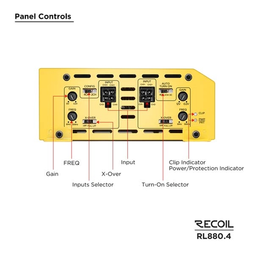Усилитель Recoil RL880.4