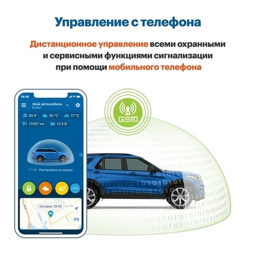Сигнализация StarLine E96 v2 BT GSM GPS (2CAN+4LIN) 