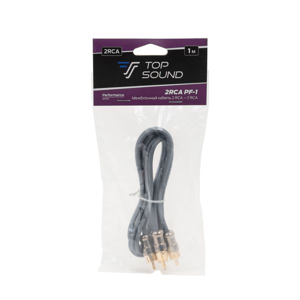Межблочный кабель Top Sound 2RCA PF-1 (1 м.)