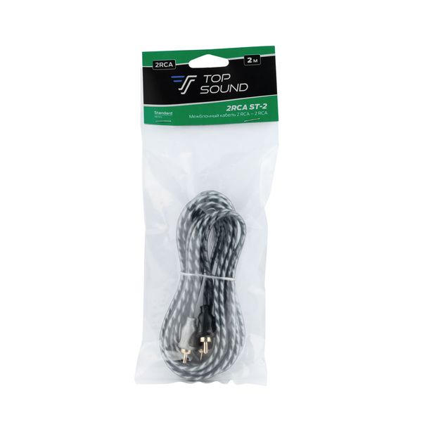 Межблочный кабель Top Sound 2RCA ST-2 (2 м.)