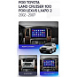 Установочный комплект Toyota Land Cruiser LC 100 (2002-2007) 9 дюймов Тип А