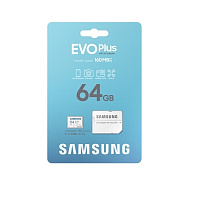 Карта памяти Samsung Micro CD U1 Evo Plus 2 класс 10 (64GB)