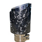 Насадка на глушитель AKRAPOVIC (открытого типа) 51-89мм (кованый карбон, хром)