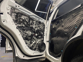 Шумоизоляция дверей и замена акустики в Chery Tiggo 4 PRO