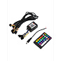 Сопла вентиляции AMG с RGB подсветкой (Bluetooth) Лада Гранта, Калина 2, Ларгус (черные)