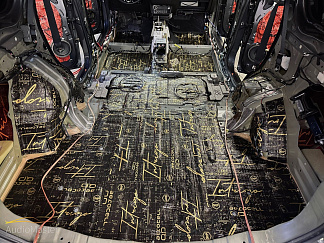 Полная шумоизоляция автомобиля Mitsubishi Outlander