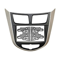 Переходная рамка INCAR RHY-N19 (Hyundai Solaris 11+  2din)