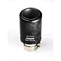 Насадка на глушитель AKRAPOVIC (закрытого типа) 51-89мм (кованый карбон, хром)